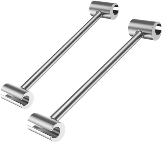2-teiliger Schraubenschlüsselsatz, Für 8–19 Mm Und 19–25 Mm, Edelstahl, Silberfarben, Werkzeug Zum Einstellen Von Türscharnieren, Manuell Verstellbarer Schraubenschlüssel