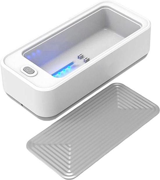 Tragbarer Ultraschallreiniger Mit 360°-rundumreinigung, Hochfrequenz-vibrationsreiniger Für Brillen, Schmuck, Uhren Und Zahnprothesen