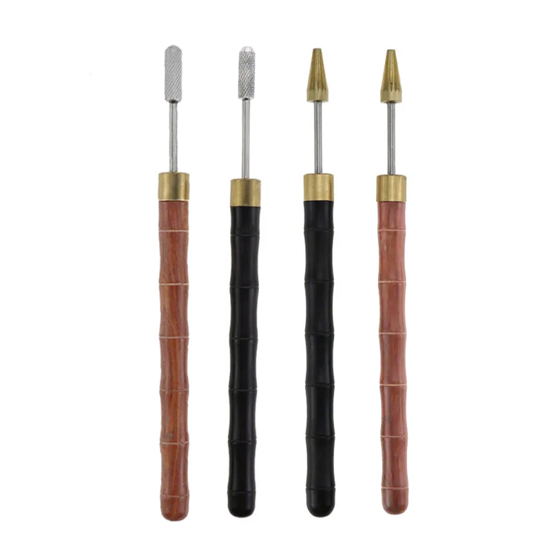 Sandelholzgriff-kantenstift - Kantenstift - Kantenstift - Kupfer-kantenstift - Kantenstift - Kantenstift - 4 Stück