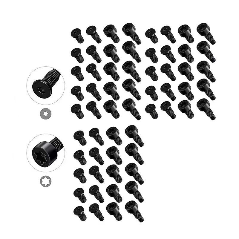 Passend Für Ring Smart Doorbell: 60-teiliges Set T6t15 Diebstahlsicherungsschrauben Mit Torx-muster Und -bohrungen