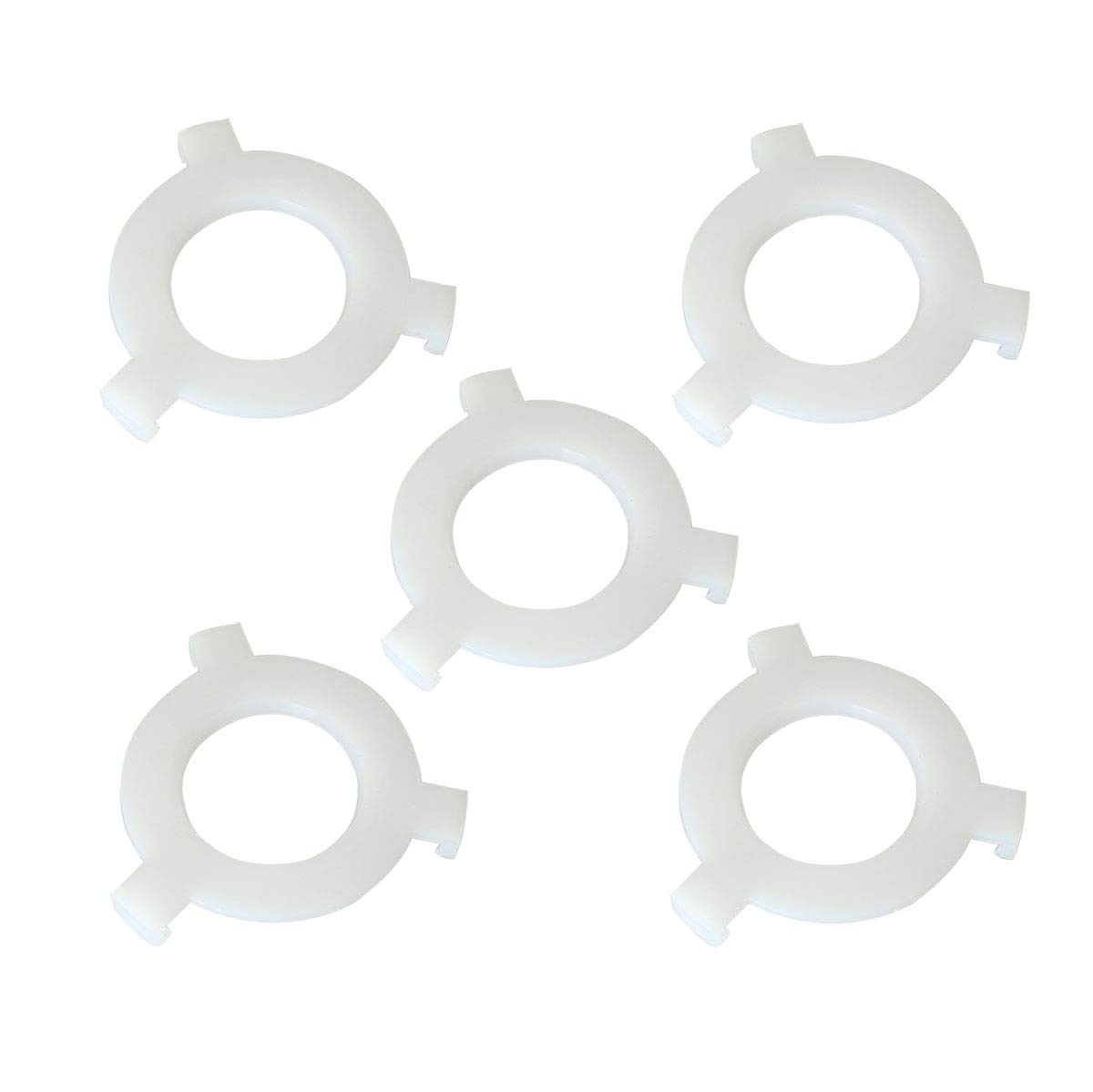 5er-pack Lampenschirm-reduzierring, E27-auf-e14-adapter, Beleuchtungszubehör, 49 Mm (1,95 Zoll) Auf 29 Mm (1-1/7 Zoll), Weiß