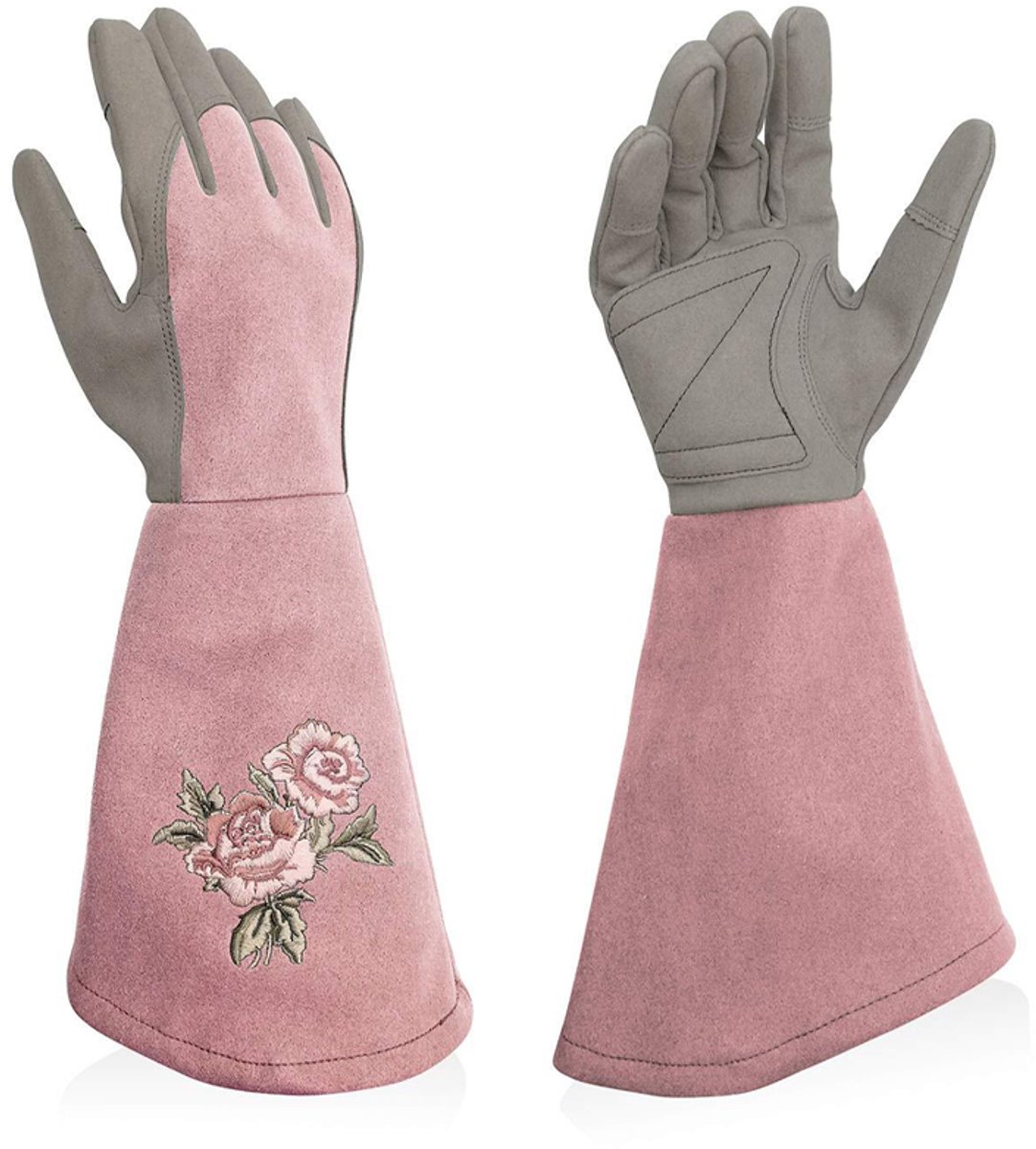 Gartenhandschuhe Für Damen/herren – Gartengeräte – Langer Unterarmschutz – 1 Paar – Für Garten Oder Terrasse