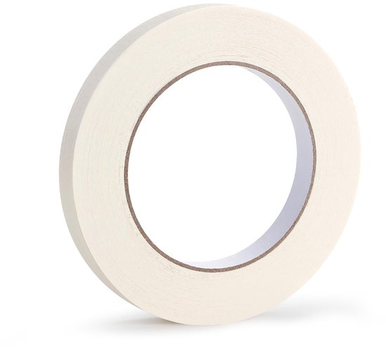 0,5 Zoll X 165 Fuß Mittelstark Haftendes Weißes Aquarellpapier-abdeckband