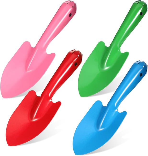 4er-pack (20 X 6,5 Cm) Kinderschaufeln, Strandschaufeln, Gartenschaufeln, Gartenschaufeln Zum Graben, Gartenspielzeug