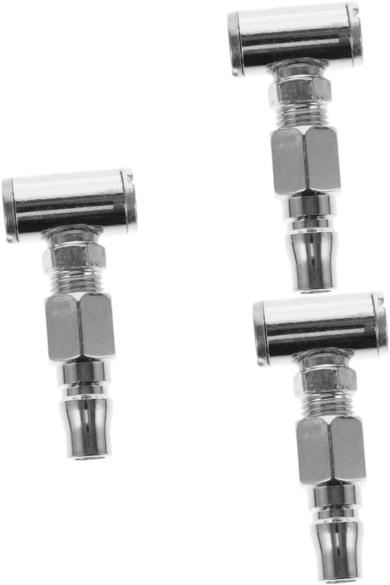 3-teiliges Set – Autoreifenventil-aufpumpgerät – Silber