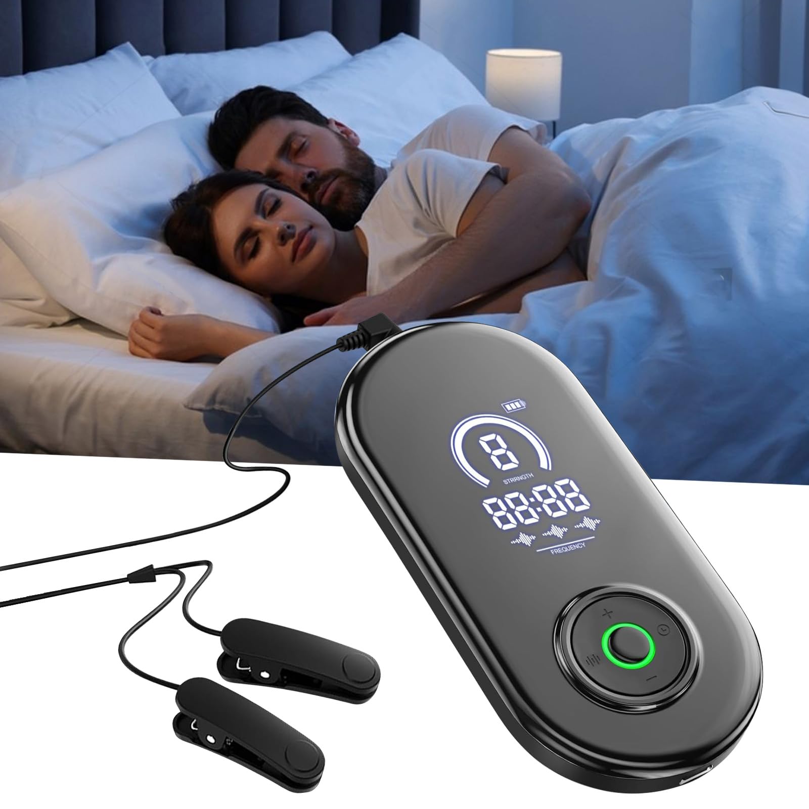 Fortschrittliches Schlafmittel, Vagusnervstimulationsgerät Mit Ohrclips, Ces Reduziert Angstzustände Und Lindert Müdigkeit Durch Mikrostrom