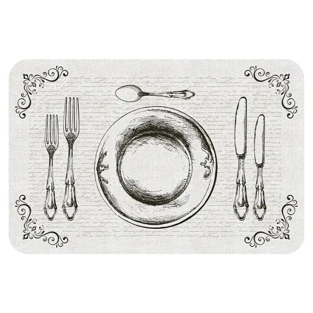 D-c-table® Tischset Rio Couvert 44 x 29 cm, weiß Tischset