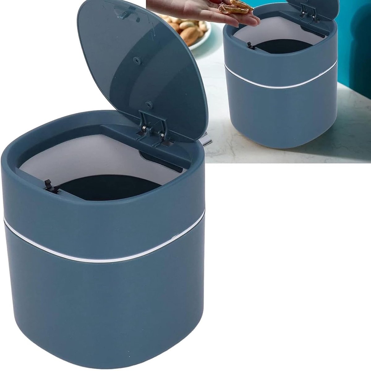 Mülleimer – Mini-mülleimer – Tischabfalleimer – Kleiner Tischabfalleimer – Tischabfalleimer Mit Deckel – Küchenarbeitsplatte – Abfalleimer