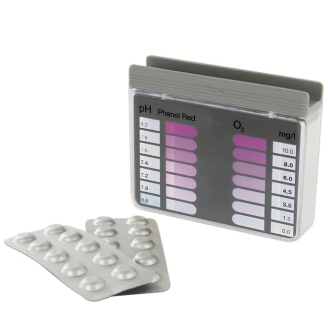 Steinbach - Wassertester für pH und Sauerstoff inkl. Tabletten für 10 Analysen