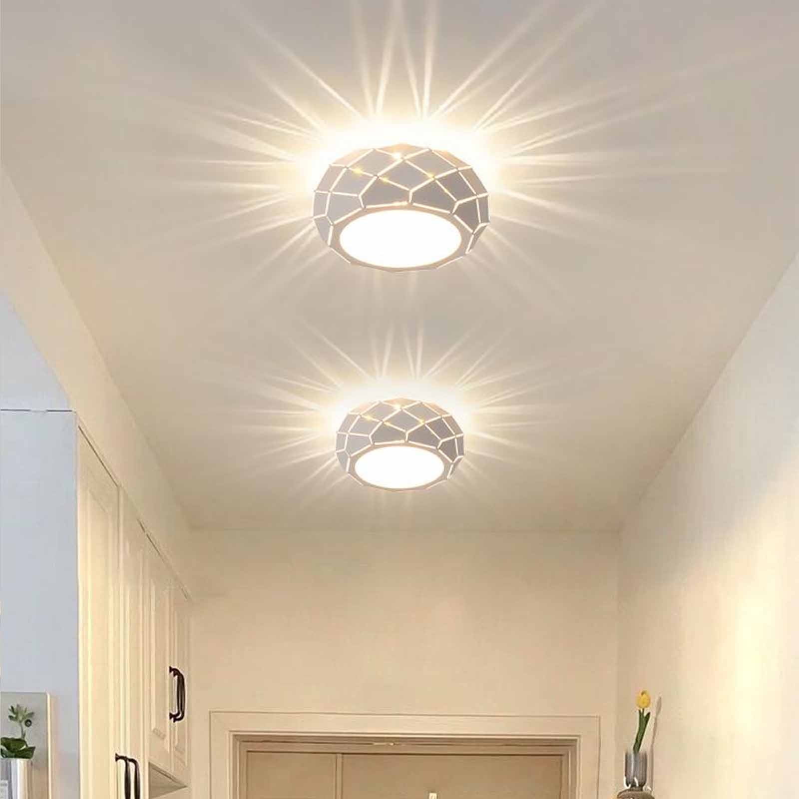 Moderner, Kleiner Kristalllüster Zur Halben Deckenmontage, Mini-deckenleuchte Für Den Innenbereich, Geeignet Für Badezimmer, Flure, Foyers, Veranden Und Kleiderschränke.