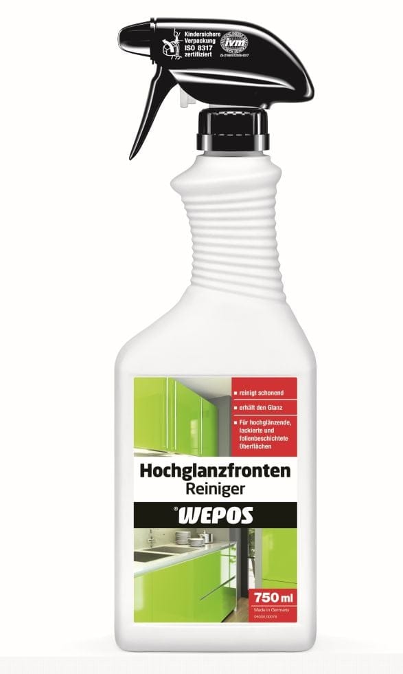 Wepos Hochglanzfrontenreiniger 750 ml Reiniger