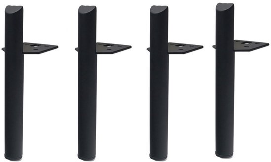 4-teiliges Set Für Badezimmer, Sofa, Couchtisch, Schrank Und Andere Möbel – Schwarz, 18 Cm