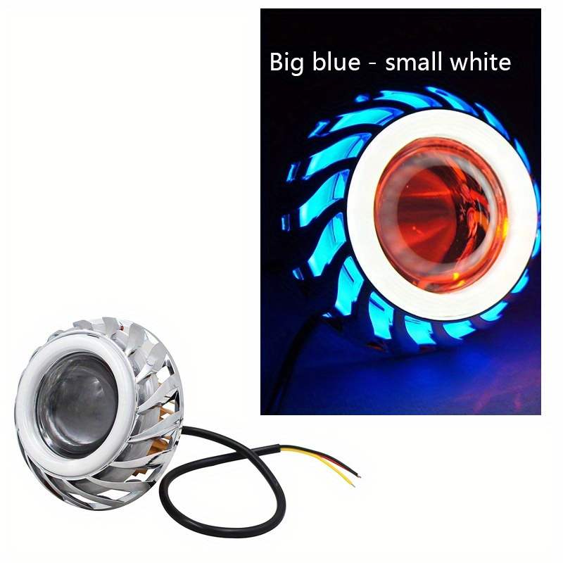 Mehrfarbiger Halo-scheinwerfer Mit Weißer Lichtprojektion, 30 Watt, 1200 Lumen/watt, Geeignet Für Alle 12-85v Dc-modelle.