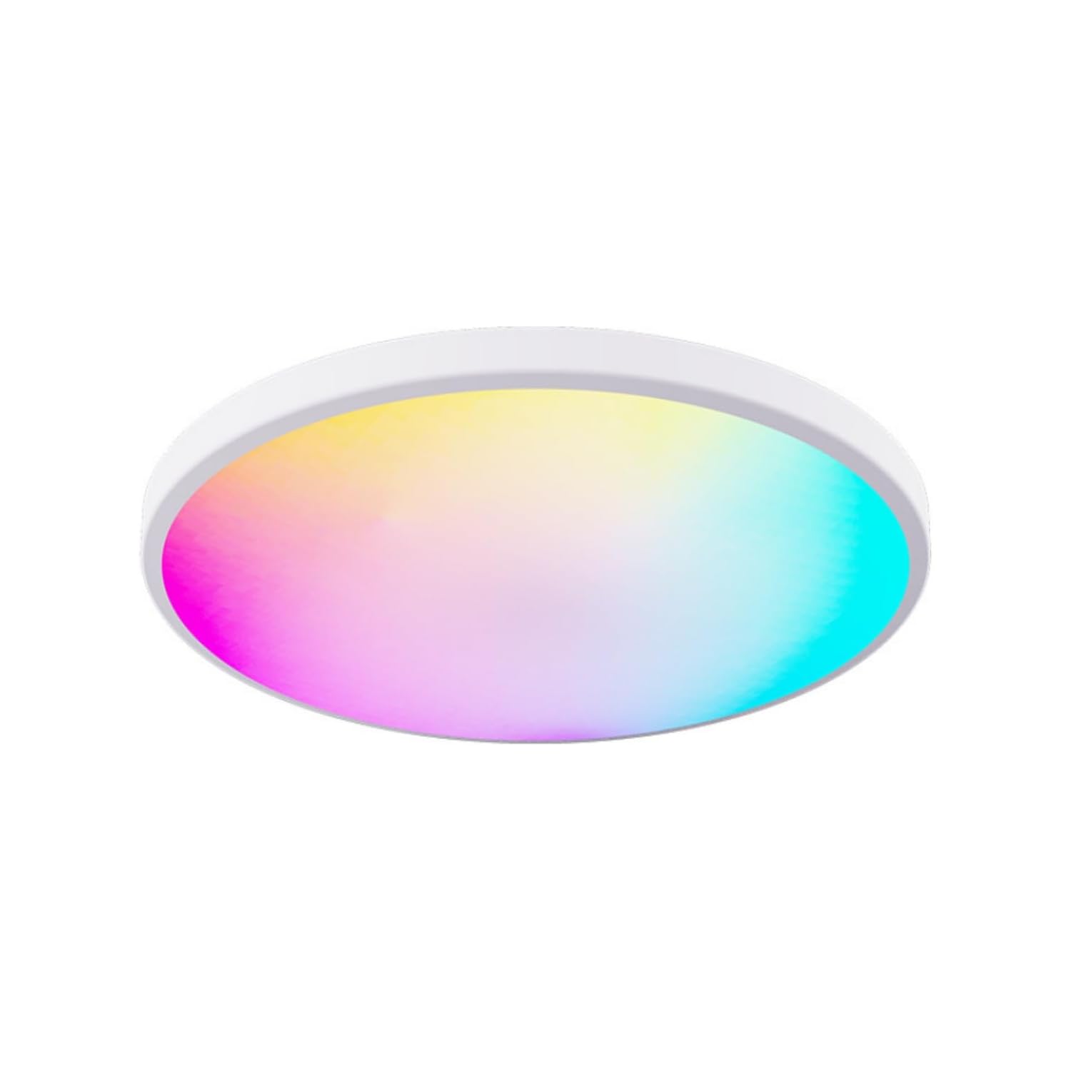 Led-deckenleuchte, Vollfarbig Dimmbar, Farbtemperatur 2700–6500 K, Geeignet Für Schlaf- Und Wohnzimmer, Runde Led-leuchte, Weiß, 1 Stück
