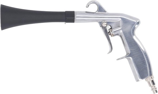 1er-pack – Zyklon-reinigungspistole – Reinigungspistole – Innenraumreinigungspistole – Autoinnenreinigungswerkzeug – Silber – Abmessungen: 26 X 16 X 5 Cm