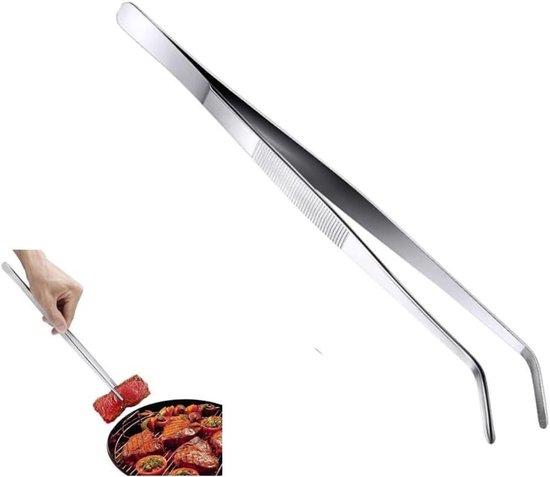 Multifunktionales Küchenwerkzeug Aus Edelstahl - 30 Cm - Perfekt Für Köche Und Familienfeiern - Grillzange.
