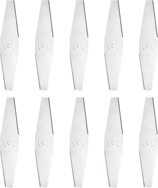 10er-pack Rasenmähermesser Aus Metall, Akku-trimmermesser, Ersatzmesser Für Rasentrimmer, Gartentrimmer, Zubehör Für Den Außenbereich