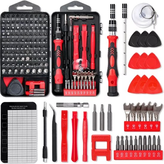 115-in-1 Präzisions-magnetschraubendreher-set, Universelles Elektronik-reparaturwerkzeugset Mit Koffer.
