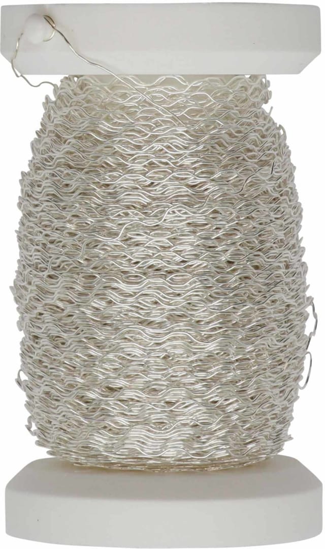 Glorex Effektdraht versilbert, 0,25 mm x 60 m Bastelmaterial