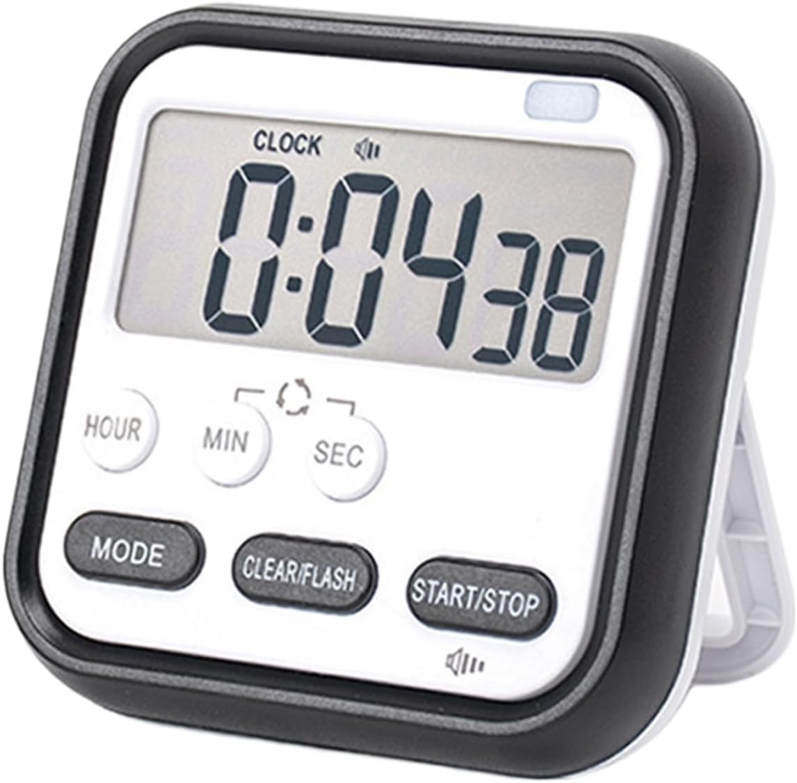 Tragbarer Digitaler Küchentimer (7,2 X 7,2 Cm) Mit Magnetischem Countdown- Und Intervallalarm Für Training Und Kochen