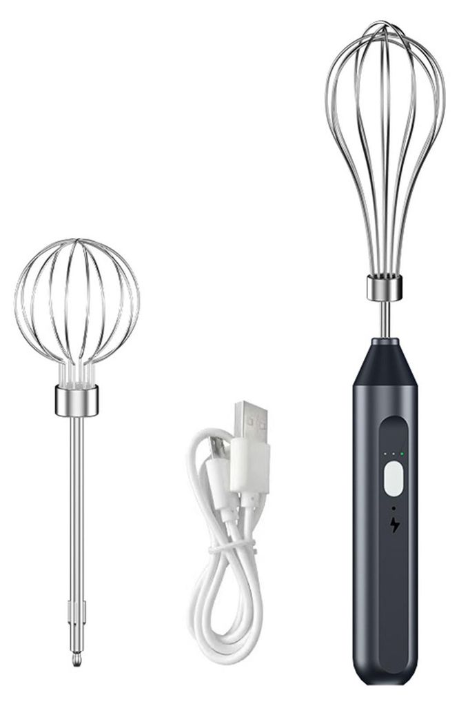 Elektrischer Handmixer Mit Drei Geschwindigkeitsstufen, Wiederaufladbarer Kabelloser Handmixer, Tragbarer Mini-mixer, Geeignet Zum Kochen.