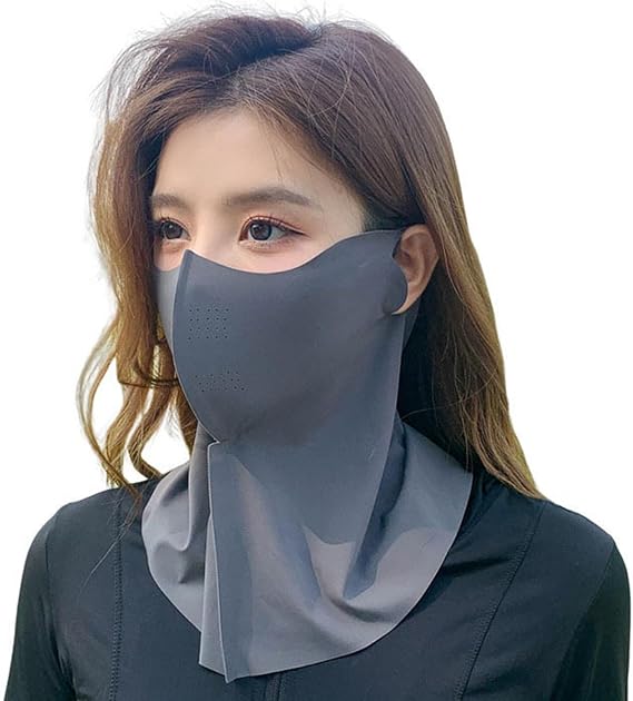 2er-packung Atmungsaktive Gesichtsmasken Mit Sonnenschutz Und Nackenschutz Für Damen, Geeignet Für Outdoor-aktivitäten Wie Golf, Angeln Und Wandern