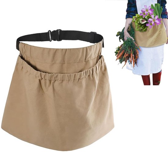 1er-pack Obstpflückbeutel, Garten-aufbewahrungs-pflückschürze Für Obstgärten Und Den Außenbereich – Khaki