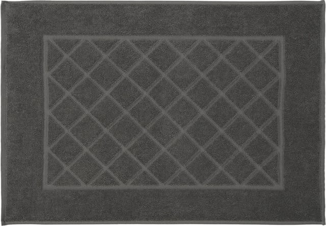 Kleine Wolke - Badvorleger Bridge dunkelgrau 50 x 70 cm Badteppiche & Vorleger