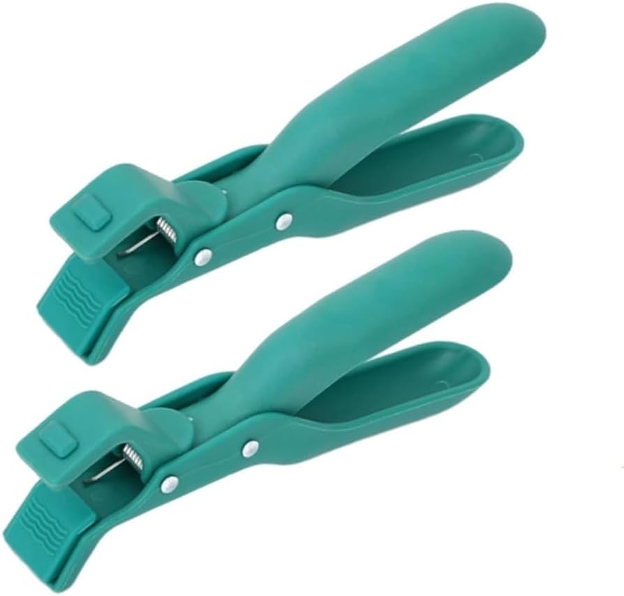 Multifunktionale Schüsselclips Mit Verbrühungsschutz, Küchen-silikonclips Mit Verbrühungsschutz (2er-pack, Grün)