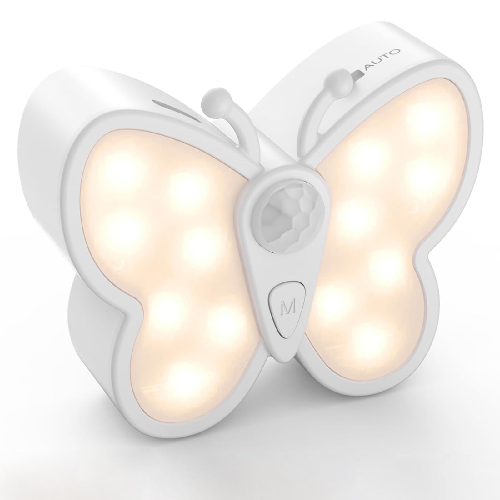 Helles, Dimmbares Led-nachtlicht In Schmetterlingsform – Intelligentes Sensor-nachtlicht – Magnetisch Aufladbar – Für Kinderzimmer Und Wände