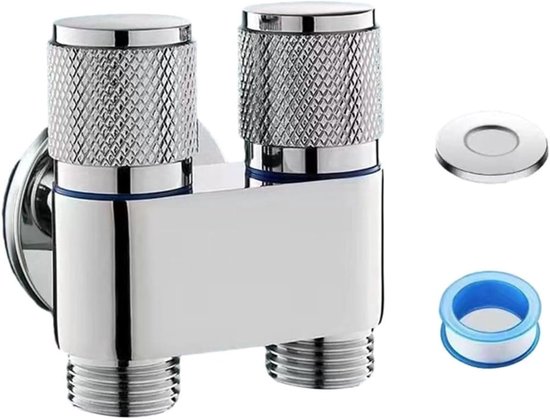 Edelstahl 1:2 Dreiwege-eckventil Für Waschmaschine/wasserhahn