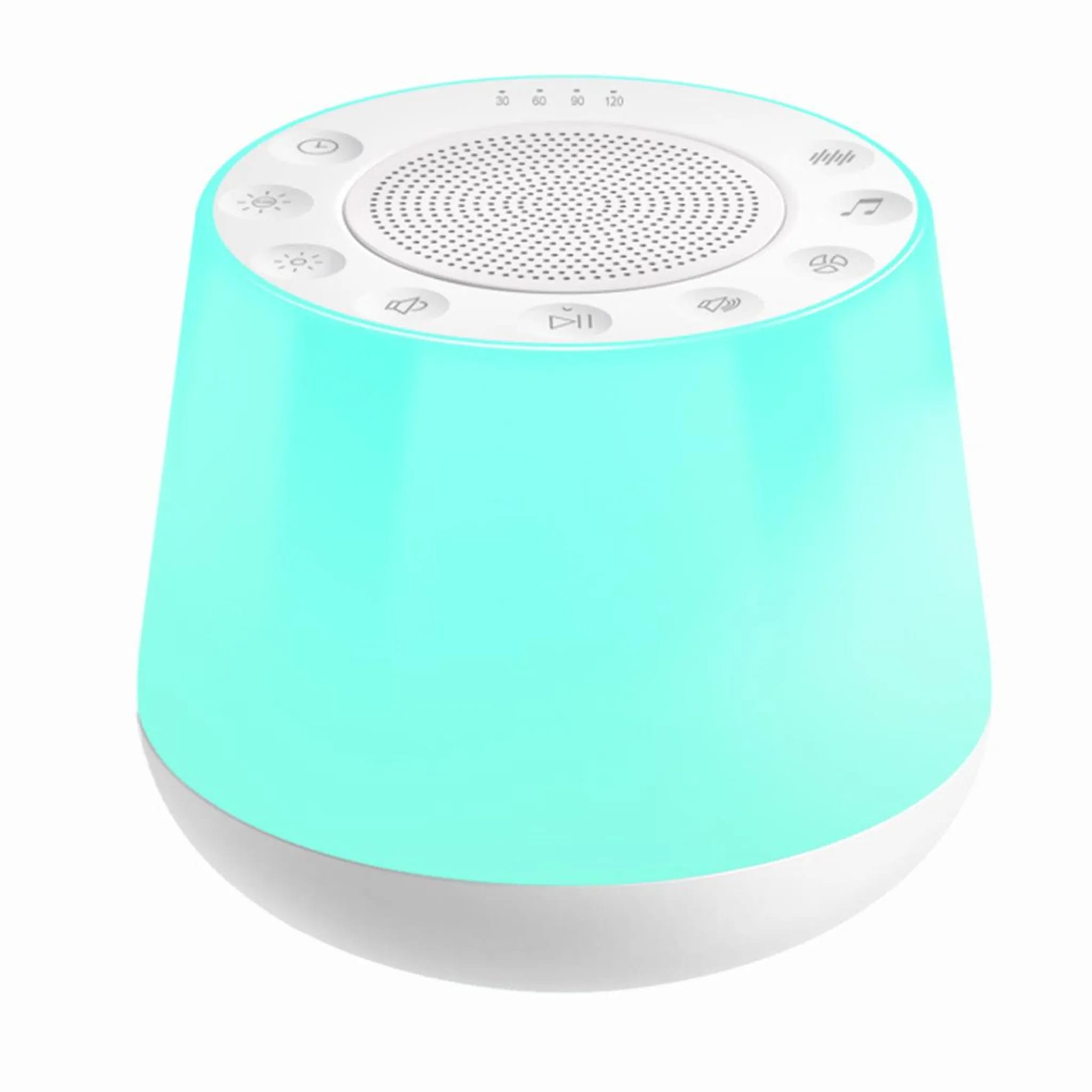 Farbiges Atemlicht Mit Weißem Rauschen, Schlafüberwachung, Multifunktionaler Umgebungslichtstreifen, Bluetooth-lautsprecher, Baby-nachtlicht