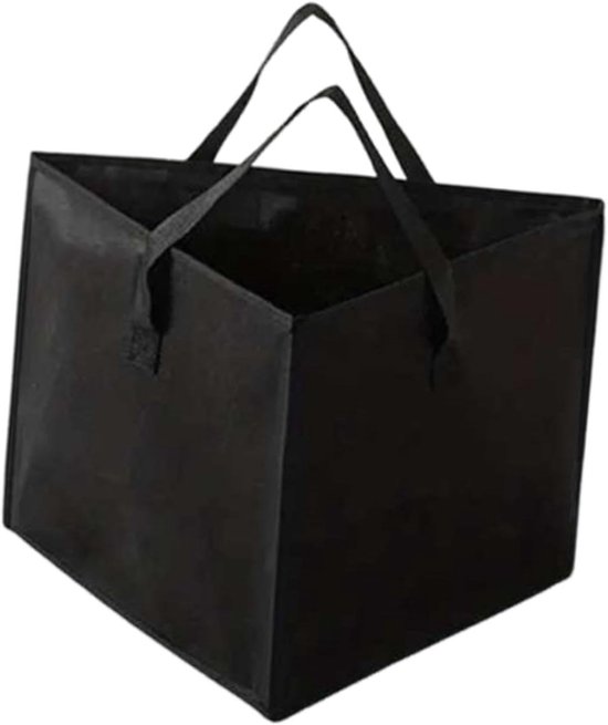1 Dreieckige Aufbewahrungstasche Für Kleiderbügel – 35 × 35 × 46 Cm – Mit Griff – Geeignet Für Kleiderschränke Und Waschküchen – Staubdicht – Platzsparend – Schwarz