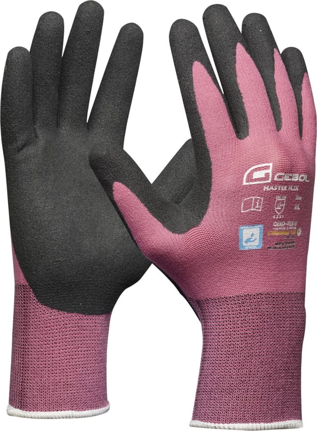 Gebol Handschuh rosa Gr. 6 Arbeitshandschuh Schutzhandschuh Universal