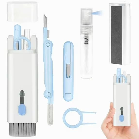 7-in-1 Tastaturreinigungsstift Und Tastenkappenentferner-set – Multifunktionales Reinigungsset