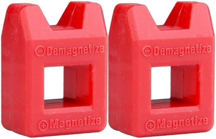 Roter Magnet-entmagnetisierer Für Schraubendreherbits, Zuverlässiges Magnetisches Schraubenwerkzeug (2)
