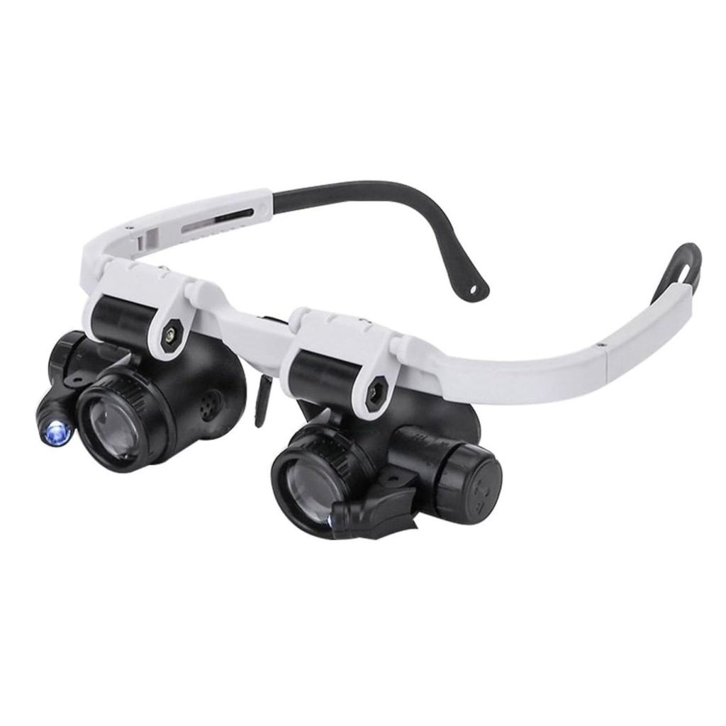 Led-lupe, Ausgestattet Mit 23-facher Optischer Acryllinse Und Einstellbarer Led-beleuchtung.
