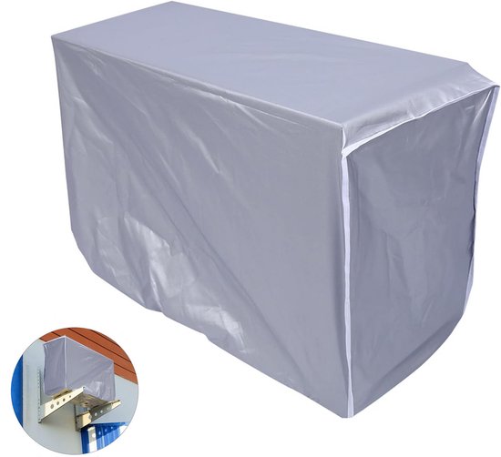 Wasserdichte Außenklimaanlagenabdeckung (86 X 35 X 60 Cm) – Grau