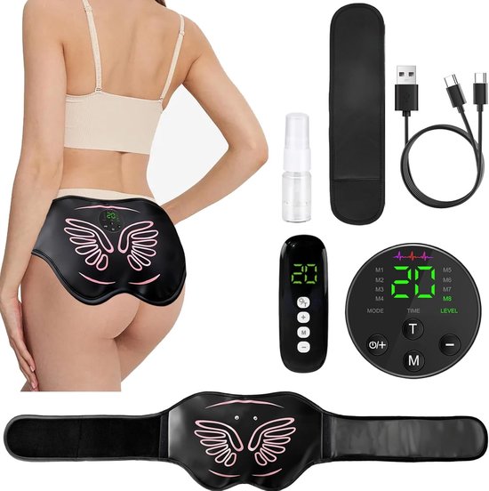 Po-trainer Für Frauen – Hüft- Und Gesäßmuskelstimulator – Schwarz