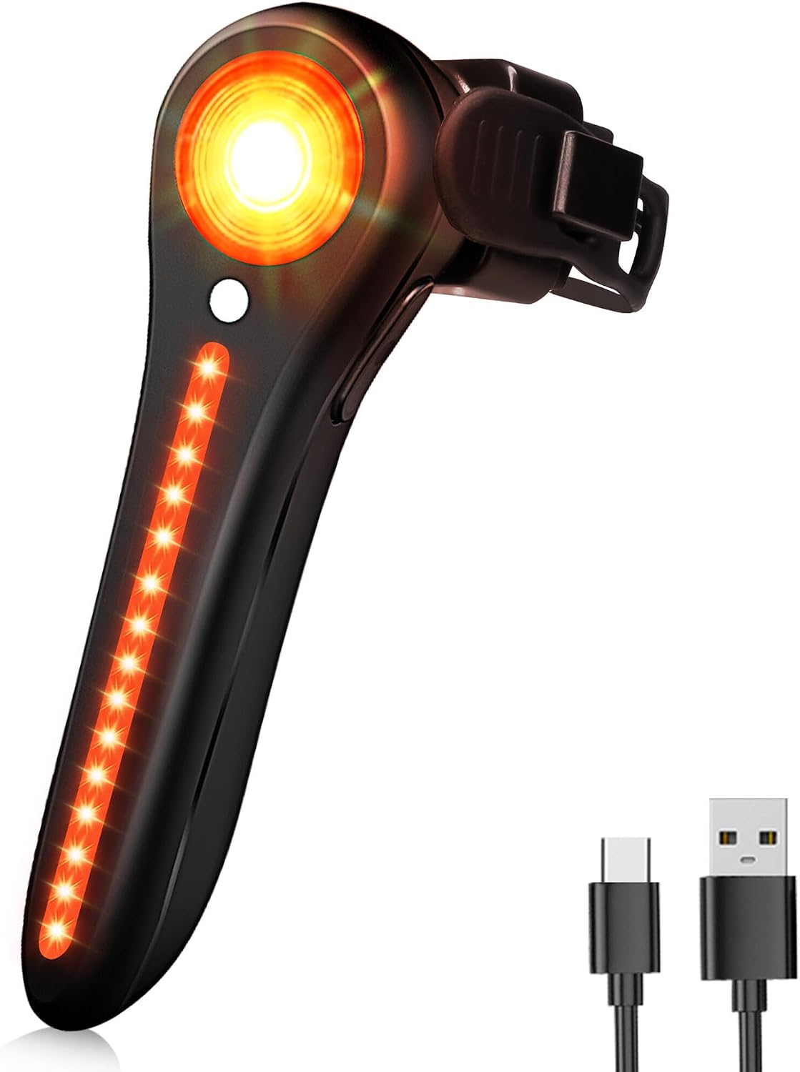 Intelligentes Fahrradrücklicht – Bremssensor – Usb-c – Ip64 – 5 Modi – Für Mountainbikes Und Rennräder