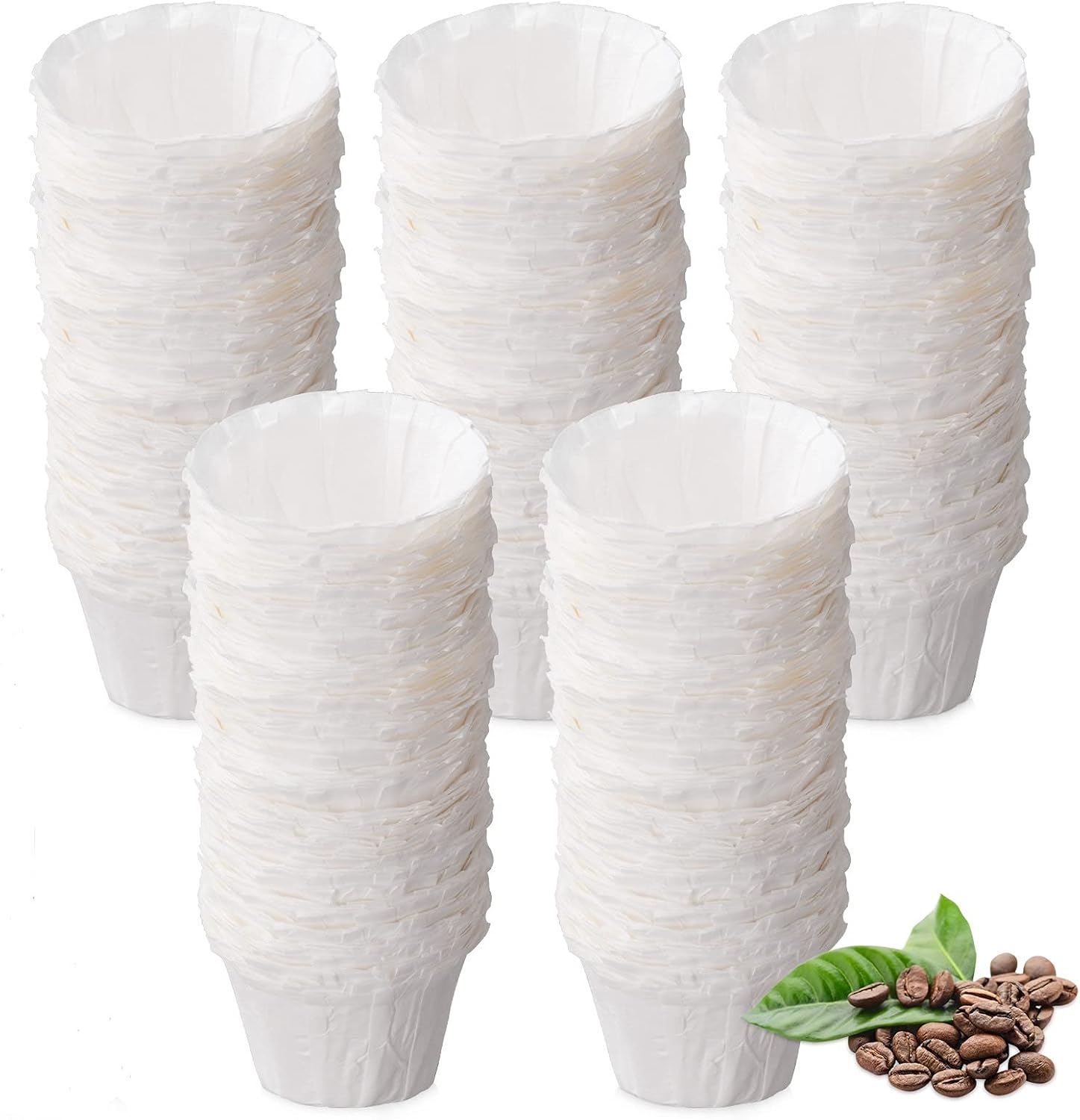 Einweg-kaffeefilter Aus Papier, Geeignet Für Wiederverwendbare Becher, K-cup-papierfilter, K-cup-kaffeekapseln (500 Stück)