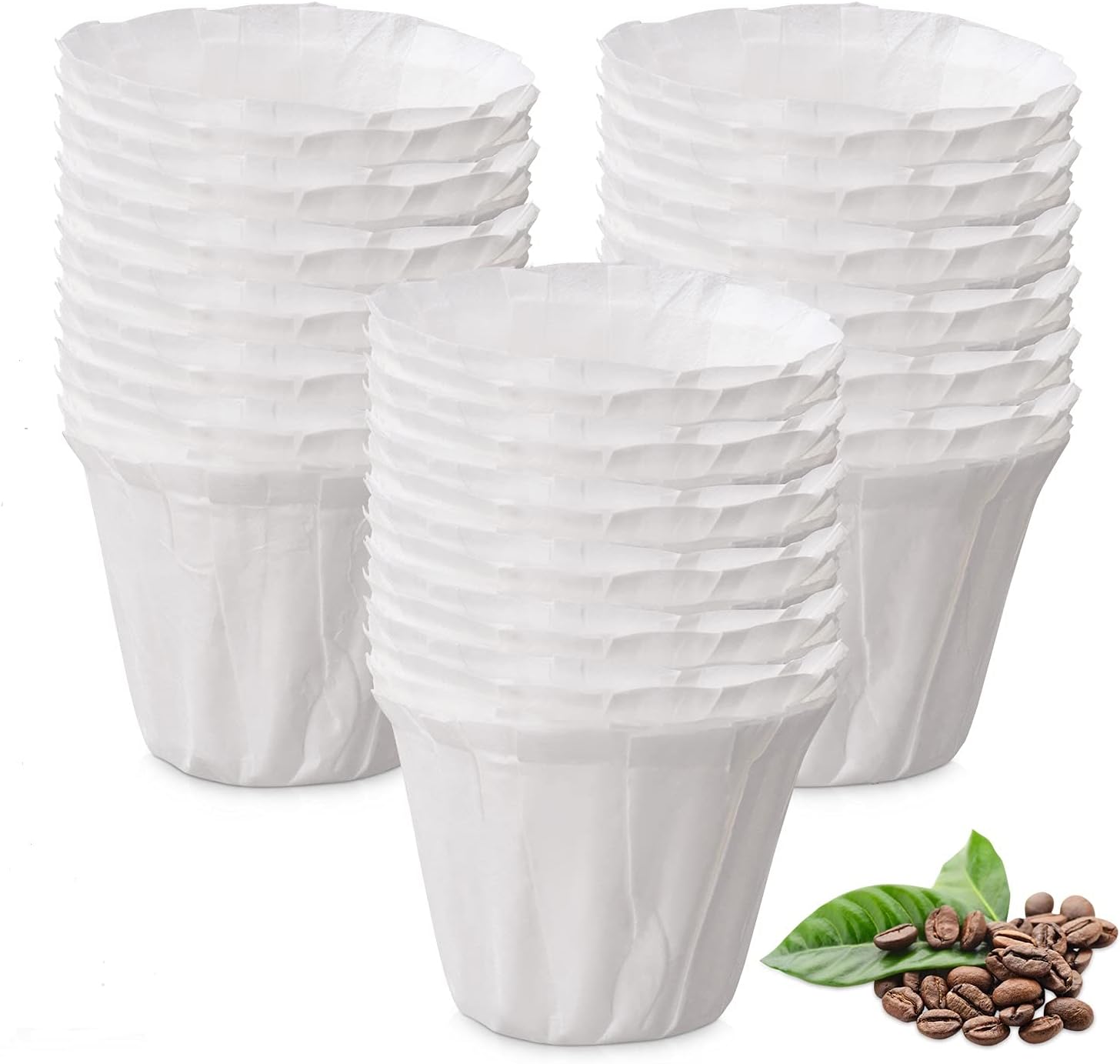 Einweg-kaffeefilter Aus Papier, Geeignet Für Wiederverwendbare K-cup-kapseln Und K-cup-kaffeekapseln (150 Stück)