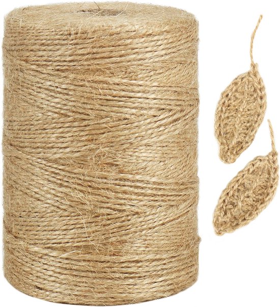 300 M 1 Mm Naturbraunes Hanf-geflechtseil