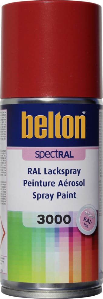 SpectRAL Lackspray 150 ml feuerrot seidenglänznd Sprühlack Buntlack - Belton