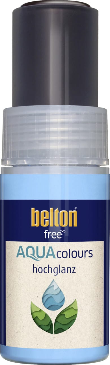 belton free Lackstift 9 ml tiefschwarz hochglänzend RAL 9005 Lack Korrekturstift
