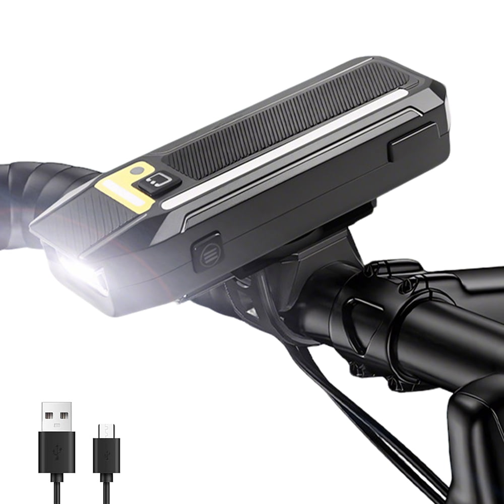 Fahrradlampe – Wiederaufladbar – Für Nachtfahrten – Wasserdicht – Unisex Rennrad & Mountainbike – Schwarz – Lumen/reichweite 300–500 Lm – 150–300 M
