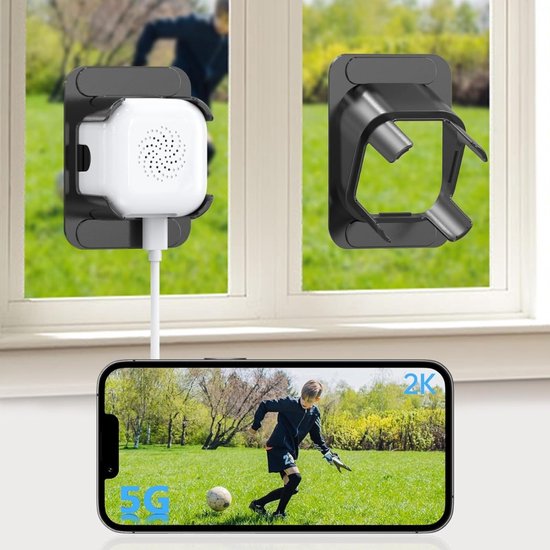 Fensterkamera Mit Wlan Und Live-ansicht, Sicherheitskamera Für Den Innenbereich Mit 2,4-ghz- Und 5-ghz-wlan, 24/7-aufzeichnung Und Einfacher Installation