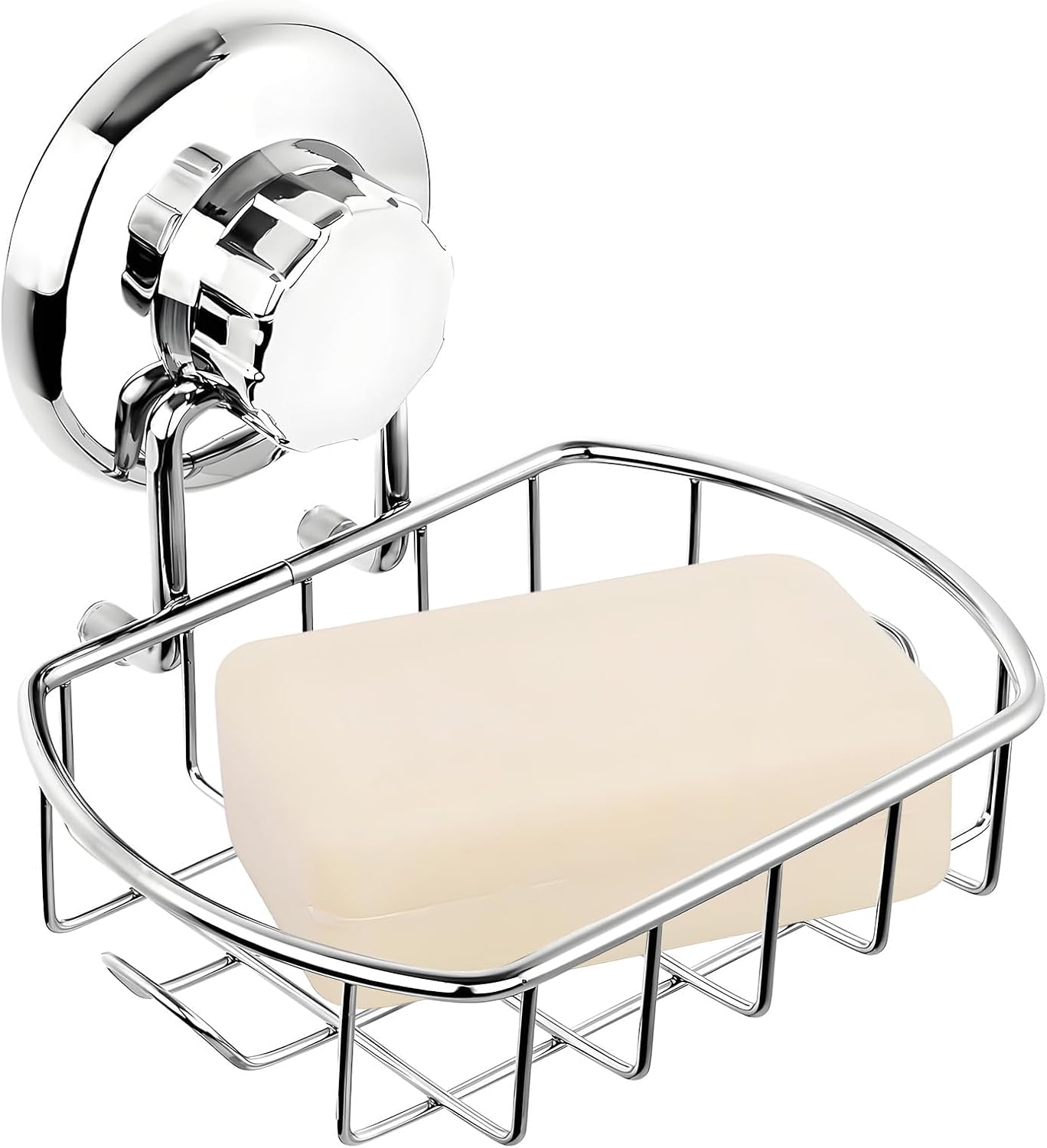 1 Seifenschale Mit Saugnapf, Seifenhalter Aus Edelstahl – Silber
