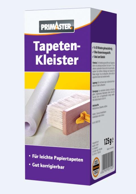 Tapetenkleister 125g Kleister für Papiertapeten gut korrigierbar - Primaster