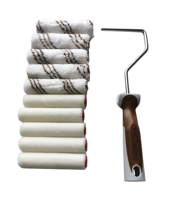 Trendline - Kleinrollerset 11 tlg Farbwalze Farbrolle Lackierwalze Lackierroller